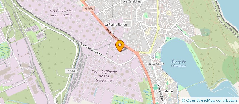 localisation de l'entreprise TERRASSEMENTS FOSSEENS  FOS-SUR-MER