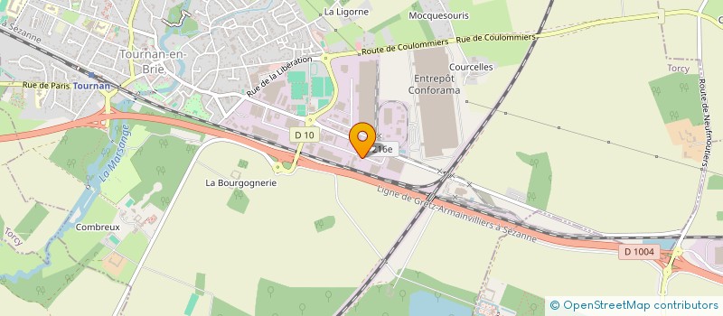 localisation de l'entreprise TERRASSEMENTS INDUSTRIELS ET PARTIC. 77 à TOURNAN-EN-BRIE
