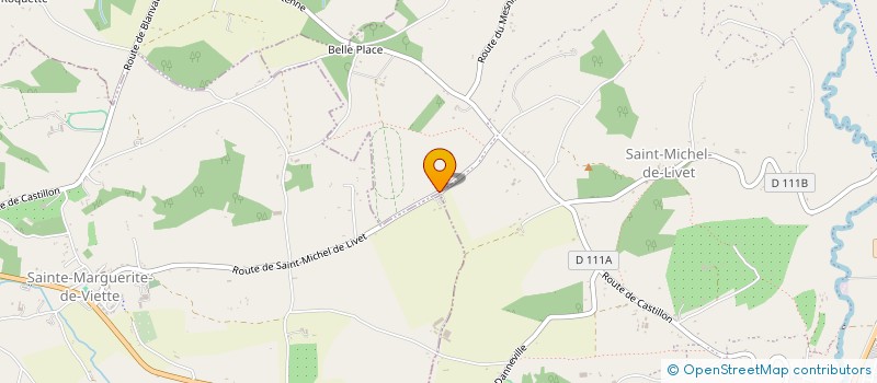 localisation de l'entreprise TERRASSEMENTS MICKAEL BOUET  MEZIDON VALLEE D'AUGE