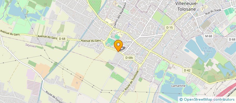 localisation de l'entreprise TERRASSEMENTS TRANSPORTS DIVERS OCCITANS à FROUZINS