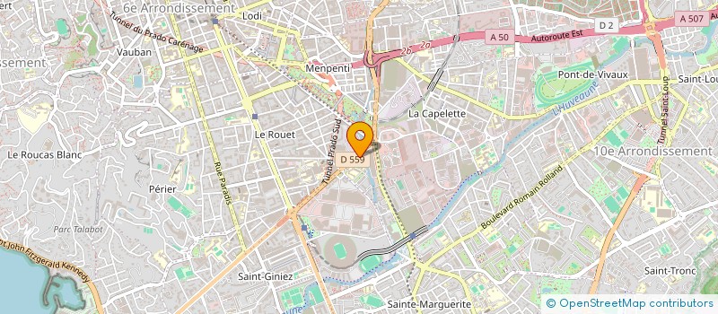 localisation de l'entreprise TERRASSES DE L ALHAMBRA à MARSEILLE