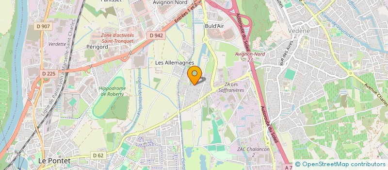 localisation de l'entreprise TERRASSES DES SOURCES  VEDENE