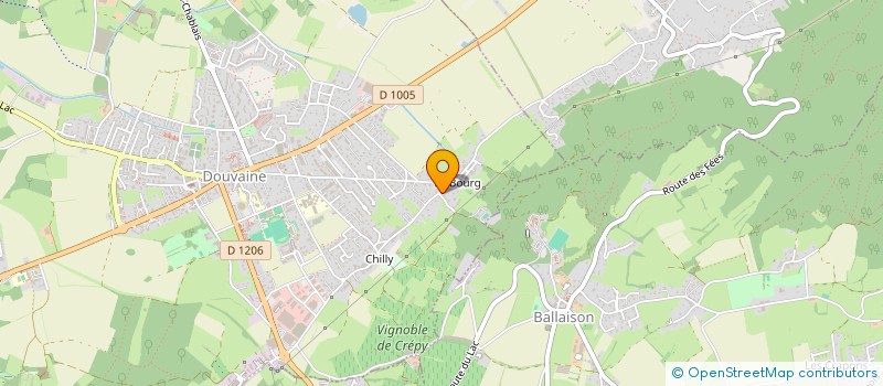 localisation de l'entreprise TERRASSES ET LAC  DOUVAINE