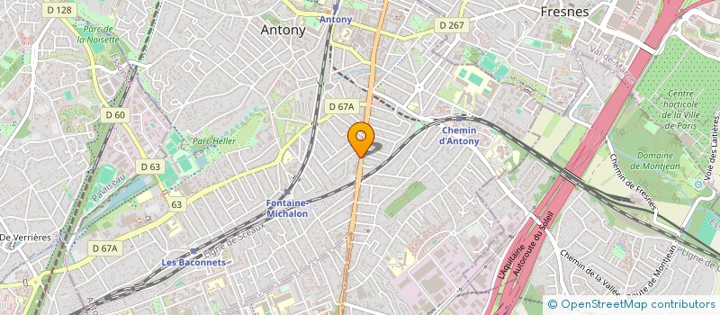 localisation de l'entreprise TERRASSES ET VERANDAS DU GRAND PARIS à ANTONY