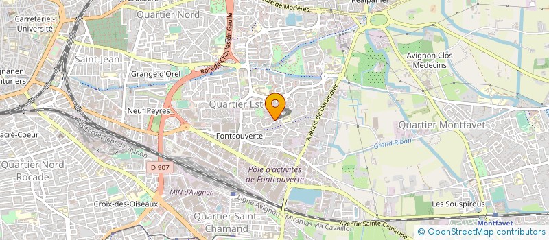 localisation de l'entreprise TERRAT AIR  AVIGNON