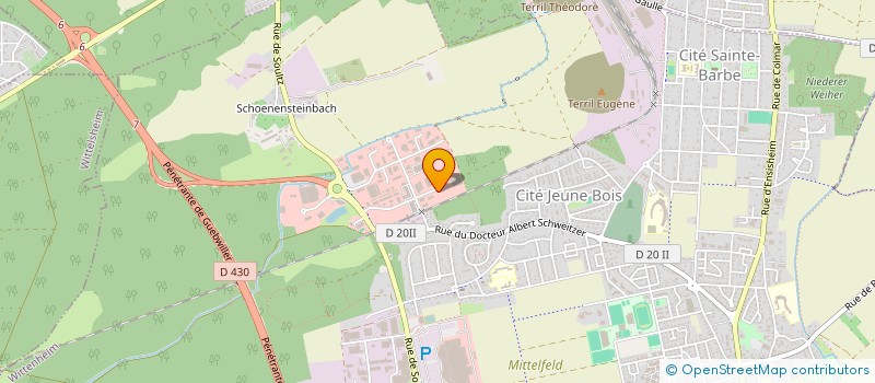 localisation de l'entreprise TERRATEK LOCATION  WITTENHEIM