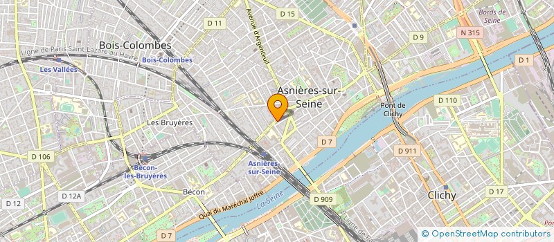 localisation de l'entreprise TERRATERRE à ASNIERES-SUR-SEINE