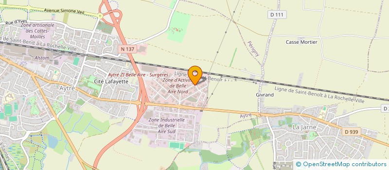 localisation de l'entreprise TERRATLANTIQUE  AYTRE