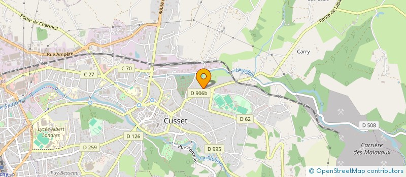 localisation de l'entreprise TERRAUDIT à CUSSET