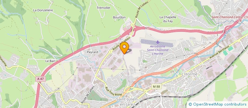 localisation de l'entreprise TERRAVAC  L'HORME