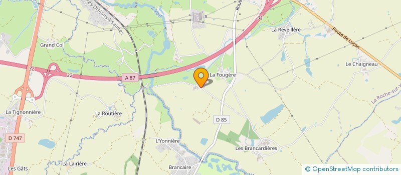 localisation de l'entreprise TERRAVAC  LA ROCHE-SUR-YON