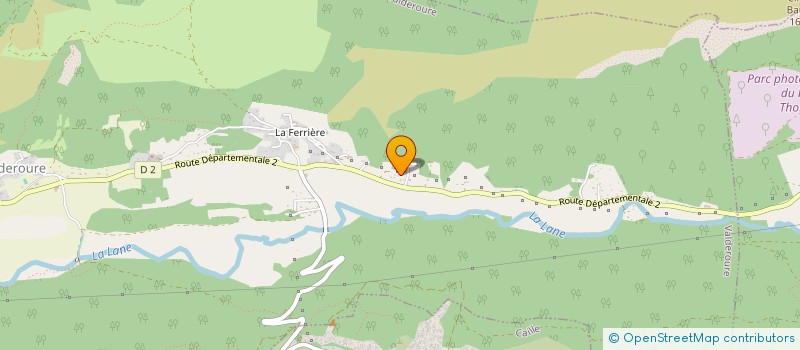 localisation de l'entreprise TERRAVAL  VALDEROURE