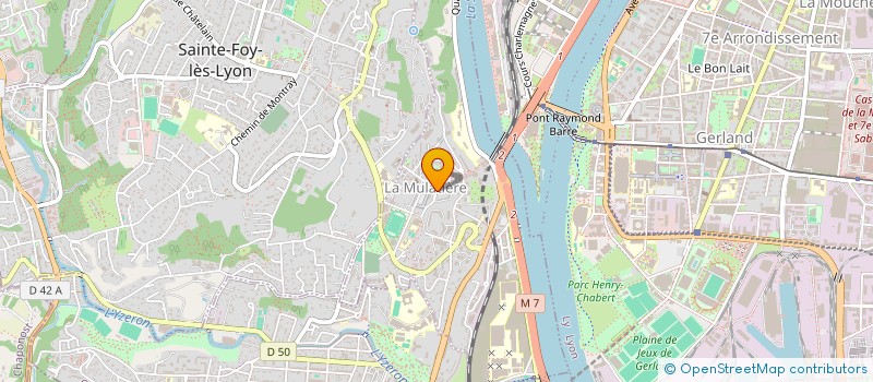 localisation de l'entreprise TERRAVERT à LA MULATIERE