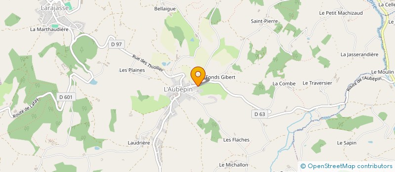 localisation de l'entreprise TERRAVIE à LARAJASSE