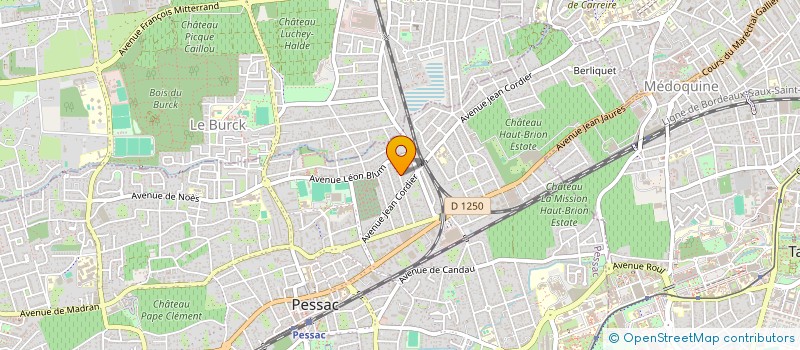 localisation de l'entreprise TERRAVINO-INTERNATIONAL  PESSAC