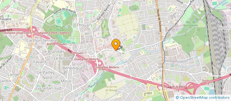 localisation de l'entreprise TERRAVISIO  VILLENAVE-D'ORNON