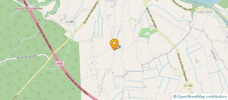 localisation de l'entreprise TERRAZUL  LE MAS-D'AGENAIS