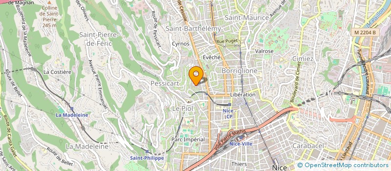 localisation de l'entreprise TERRAZUR  NICE