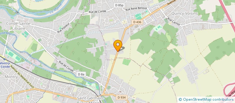 localisation de l'entreprise TERRE  QUINCY-VOISINS