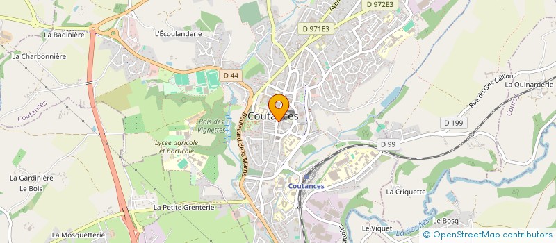 localisation de l'entreprise TERRE  COUTANCES