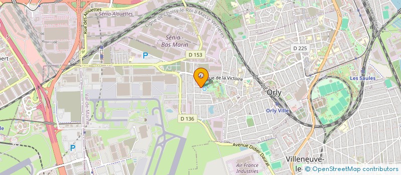 localisation de l'entreprise TERRE  ORLY