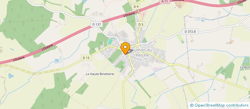 localisation de l'entreprise TERRE-AGRI à AUTHON-DU-PERCHE