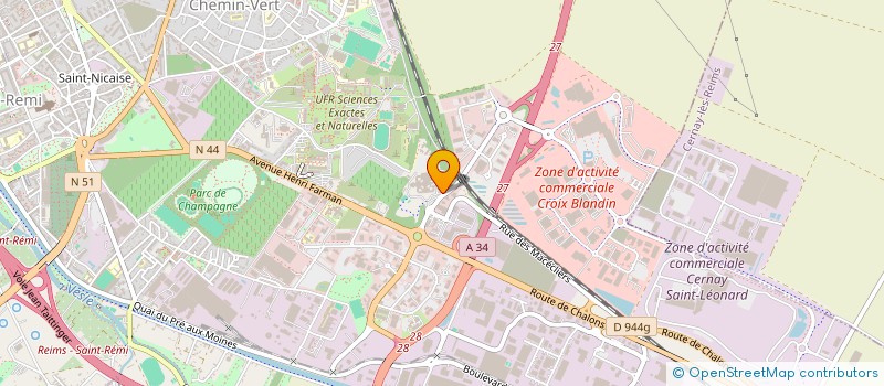 localisation de l'entreprise TERRE-AGRUMES  REIMS