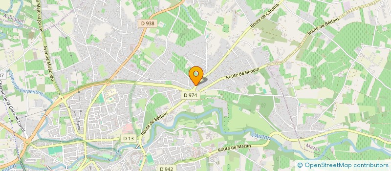 localisation de l'entreprise TERRE AU COEUR  CARPENTRAS