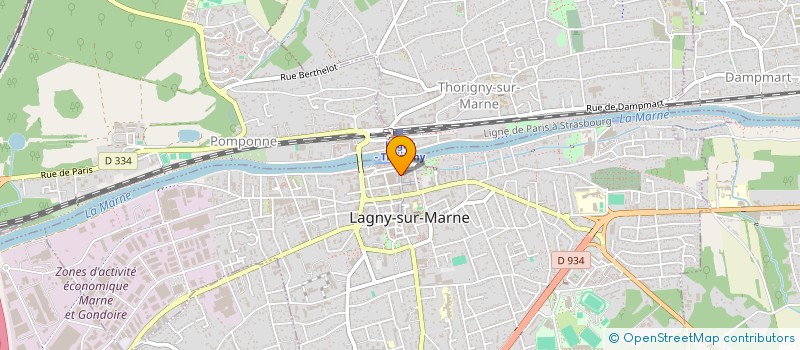 localisation de l'entreprise TERRE AUX DELICES à LAGNY-SUR-MARNE
