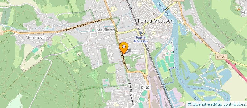 localisation de l'entreprise TERRE AUX POTIERS  PONT-A-MOUSSON