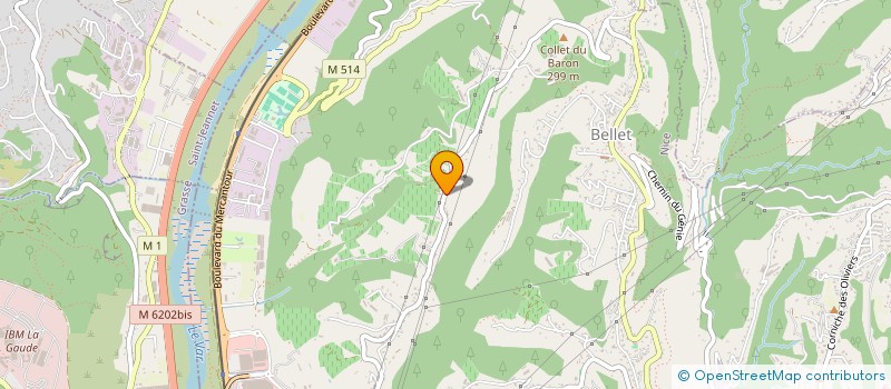 localisation de l'entreprise TERRE AZUR  NICE