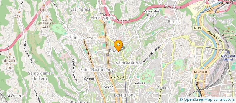 localisation de l'entreprise TERRE BATTUE à NICE