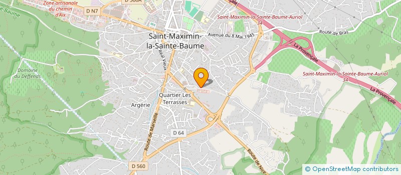localisation de l'entreprise TERRE BELANOVA à SAINT-MAXIMIN-LA-SAINTE-BAUME