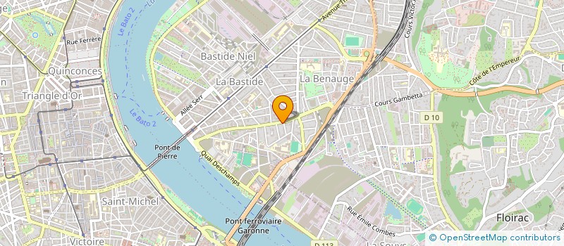 localisation de l'entreprise TERRE BIS  BORDEAUX