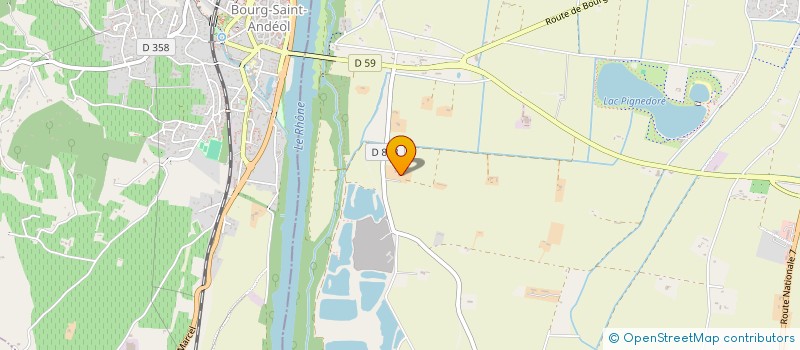 localisation de l'entreprise TERRE BLANCHE  BOURG-SAINT-ANDEOL