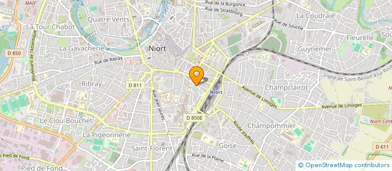 localisation de l'entreprise TERRE BLANCHE INDIVISION à NIORT