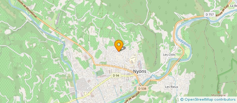 localisation de l'entreprise TERRE & BOIS  NYONS