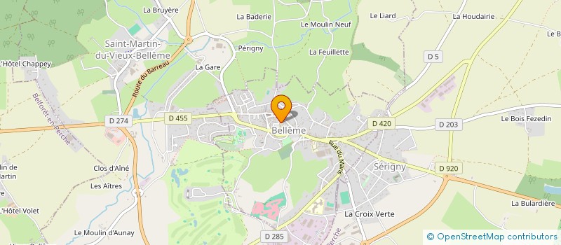 localisation de l'entreprise TERRE CELESTE à BELLEME