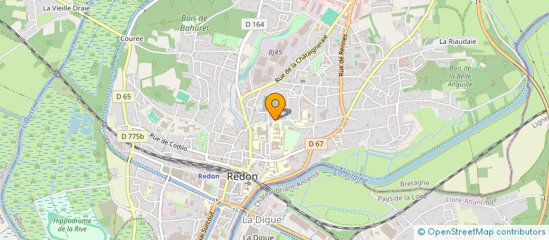 localisation de l'entreprise TERRE CHAUX ET CIE. 2 à REDON