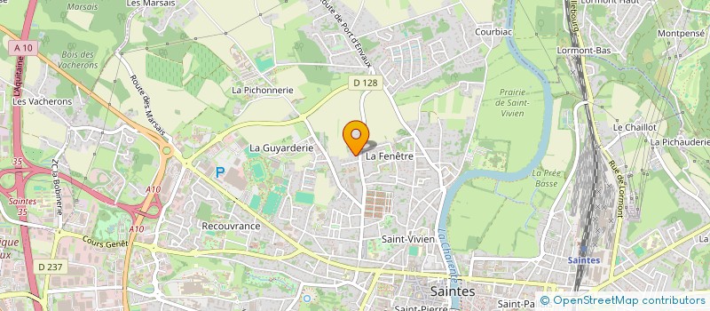 localisation de l'entreprise TERRE-CHENE à SAINTES