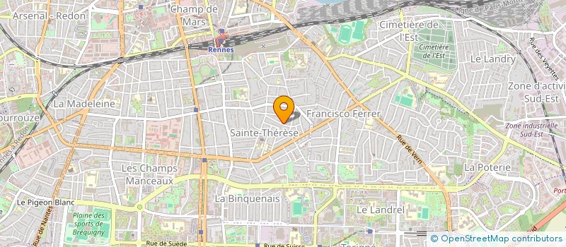 localisation de l'entreprise TERRE CIEL  RENNES