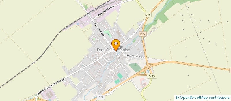 localisation de l'entreprise TERRE CULTURELLE CHAMPENOISE  FERE-CHAMPENOISE