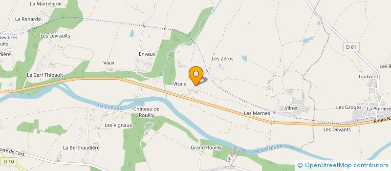 localisation de l'entreprise TERRE D'ABEILLES à INGRANDES