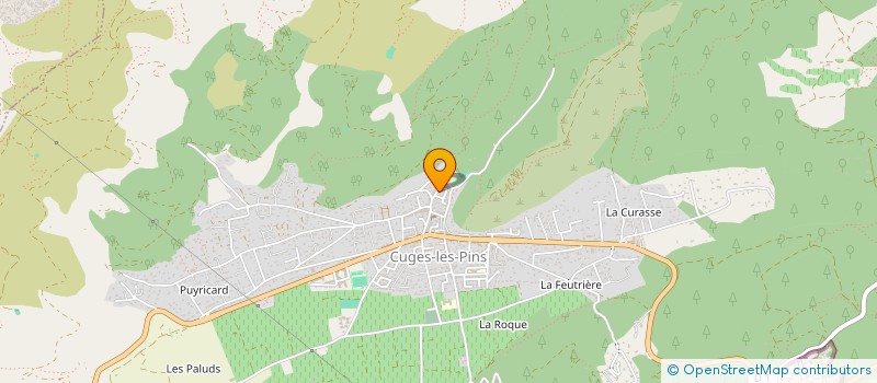 localisation de l'entreprise TERRE D'ACCUEIL  CUGES-LES-PINS