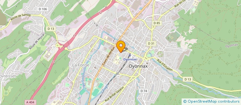 localisation de l'entreprise TERRE D'ACCUEIL à OYONNAX