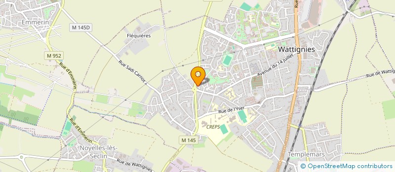 localisation de l'entreprise TERRE D'ACCUEIL EN MELANTOIS-PEVELE-CAREMBAULT  WATTIGNIES