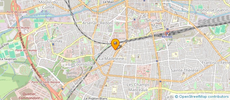 localisation de l'entreprise TERRE D AFRIQUE à RENNES