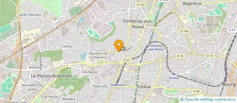 localisation de l'entreprise TERRE D'ANCRAGE à FONTENAY-AUX-ROSES