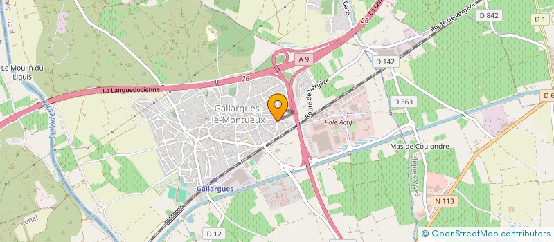 localisation de l'entreprise TERRE D ANDALOUSIE  GALLARGUES-LE-MONTUEUX