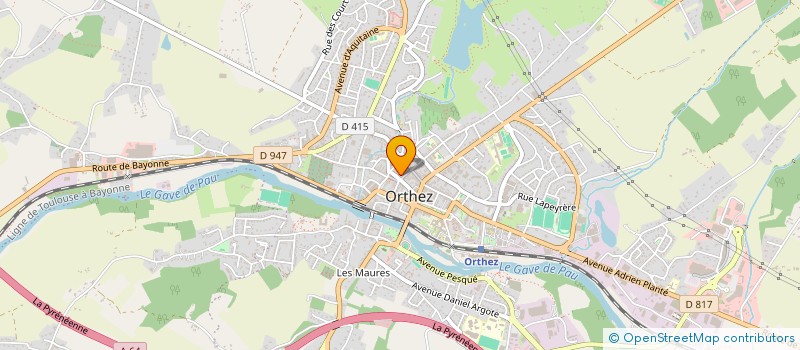 localisation de l'entreprise TERRE D'ANGES à ORTHEZ